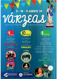 Cartaz Festas em Honra de Nossa Senhora da Conceição 2024 - Várzeas