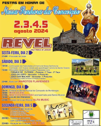 Cartaz Festas em Honra de Nossa Senhora da Conceição 2024 - Vila Pouca de Aguiar