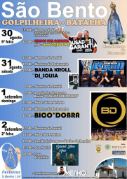Cartaz Festas em Honra de Nossa Senhora da Esperança 2024 - Golpilheira