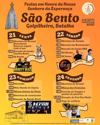 Cartaz Festas em honra de Nossa Senhora da Esperança 2026 - Golpilheira