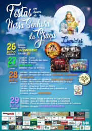 Cartaz Festas em Honra de Nossa Senhora da Graça 2024 - Lumiares
