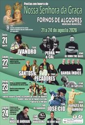 Cartaz Festas em honra de Nossa Senhora da Graça 2026 - Fornos de Algodres