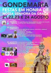 Cartaz Festas em honra de Nossa Senhora da Graça 2026 - Gondemaria
