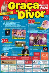 Cartaz Festas em Honra de Nossa Senhora da Graça do Divor 2026 - Divor
