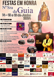Cartaz Festas em Honra de Nossa Senhora da Guia 2024 - Paredes