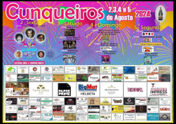 Cartaz Festas em Honra de Nossa Senhora da Lapa 2024 - Cunqueiros