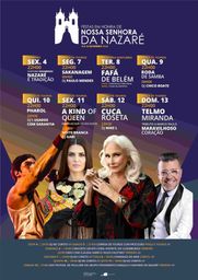 Cartaz Festas em honra de Nossa Senhora da Nazaré 2026 - Nazaré