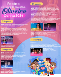 Cartaz Festas em Honra de Nossa Senhora da Oliveira 2024 - Canha