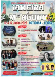 Cartaz Festas em honra de Nossa Senhora da Paz e São José 2026 - Ortigosa