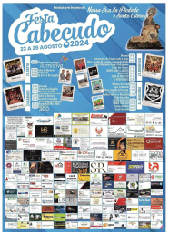 Cartaz Festas em Honra de Nossa Senhora da Piedade 2024 - Cabeçudo