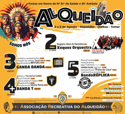 Cartaz Festas em Honra de Nossa Senhora da Saúde 2024 - Alqueidão