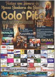 Cartaz Festas em honra de Nossa Senhora da Saúde 2026 - Colo de Pito