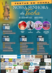 Cartaz Festas em Honra de Nossa Senhora da Tocha 2024 - Santo Adrião