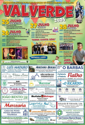 Cartaz Festas em Honra de Nossa Senhora da Tourega 2024 - Valverde