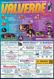 Cartaz Festas em Honra de Nossa Senhora da Tourega 2025 - Valverde