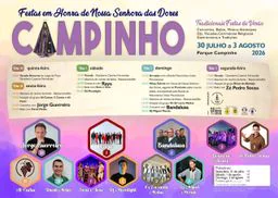 Cartaz Festas em Honra de Nossa Senhora das Dores 2026 - Campinho