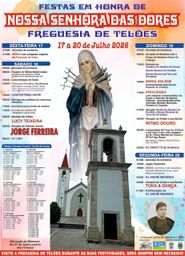 Cartaz Festas em honra de Nossa Senhora das Dores 2026 - Telões