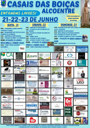 Cartaz Festas em Honra de Nossa Senhora de Fátima 2024 - Alcoentre