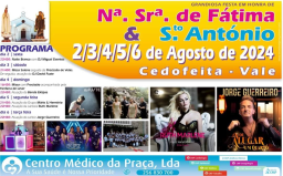 Cartaz Festas em Honra de Nossa Senhora de Fátima 2024 - Cedofeita
