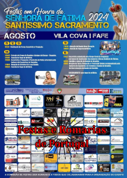 Cartaz Festas em honra de Nossa Senhora de Fátima 2024 - Fafe