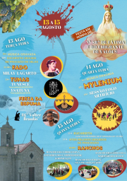 Cartaz Festas em Honra de Nossa Senhora de Fátima 2024 - Valões