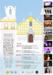 Cartaz Festas em honra de Nossa Senhora do Carmo 2026 - Moura