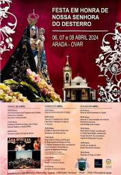 Cartaz Festas em Honra de Nossa Senhora do Desterro 2024 - Arada