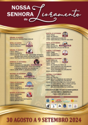 Cartaz Festas em honra de Nossa Senhora do Livramento 2024 - Ponta Delgada