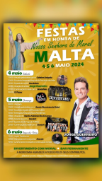 Cartaz Festas em Honra de Nossa Senhora do Moral 2024 - Malta