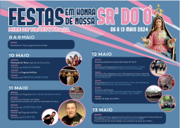 Cartaz Festas em Honra de Nossa Senhora do Ó 2024 - Mire de Tibães