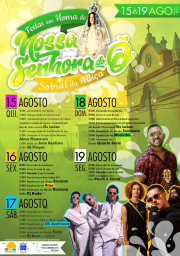 Cartaz Festas em Honra de Nossa Senhora do Ó 2024 - Sobral da Adiça
