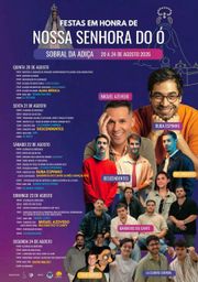 Cartaz Festas em honra de Nossa Senhora do Ó 2026 - Sobral da Adiça