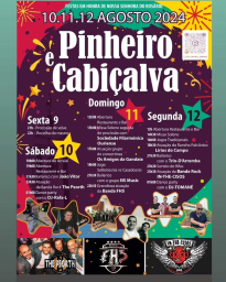 Cartaz Festas em Honra de Nossa Senhora do Rosário 2024 - Pinheiro e Cabiçalva