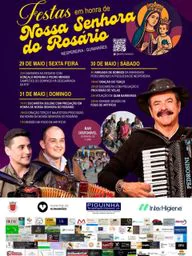 Cartaz Festas em honra de Nossa Senhora do Rosário 2026 - Nespereira