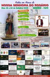 Cartaz Festas em Honra de Nossa Senhora do Rosário 2026 - Seidões