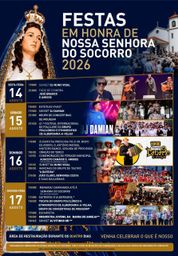 Cartaz Festas em honra de Nossa Senhora do Socorro 2026 - Albergaria-a-Velha