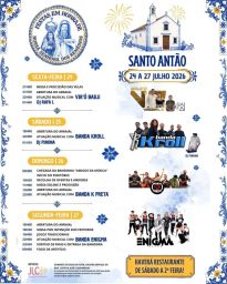 Cartaz Festas em honra de Nossa Senhora dos Remédios 2026 - Santo Antão