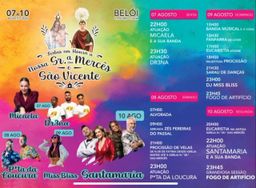 Cartaz Festas em honra de Nossa Sr.ª das Mercês e São Vicente 2026 - Belói