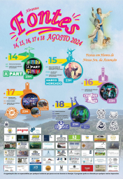 Cartaz Festas em honra de Nossa Sra. da Assunção 2024 - Fontes