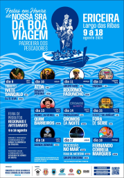 Cartaz Festas em Honra de Nossa Sra da Boa Viagem 2024 - ERICEIRA 