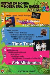 Cartaz Festas em honra de Nossa Sra. da Saúde 2026 - Azoia