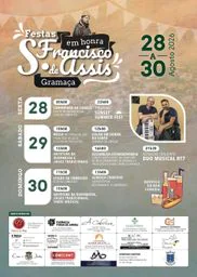 Cartaz Festas em honra de S. Francisco de Assis 2026 - Gramaça