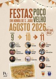 Cartaz Festas em honra de S. João 2026 - Poço Velho
