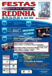 Cartaz Festas em honra de S. Jorge 2026 - Redinha