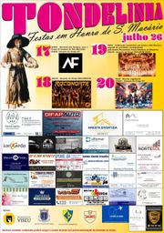 Cartaz Festas em Honra de S. Macário 2026 - Tondelinha
