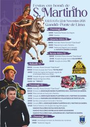 Cartaz Festas em honra de S. Martinho 2026 - Gandra