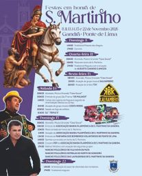 Cartaz Festas em honra de S. Martinho 2026 - Ponte de Lima