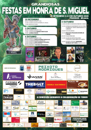 Cartaz Festas em Honra de S. Miguel 2025 - Frossos