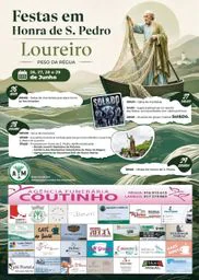 Cartaz Festas em honra de S. Pedro 2026 - Loureiro