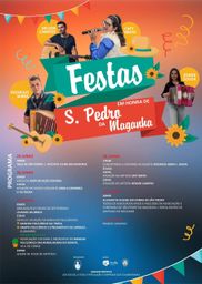Cartaz Festas em honra de S. Pedro 2026 - Maganha